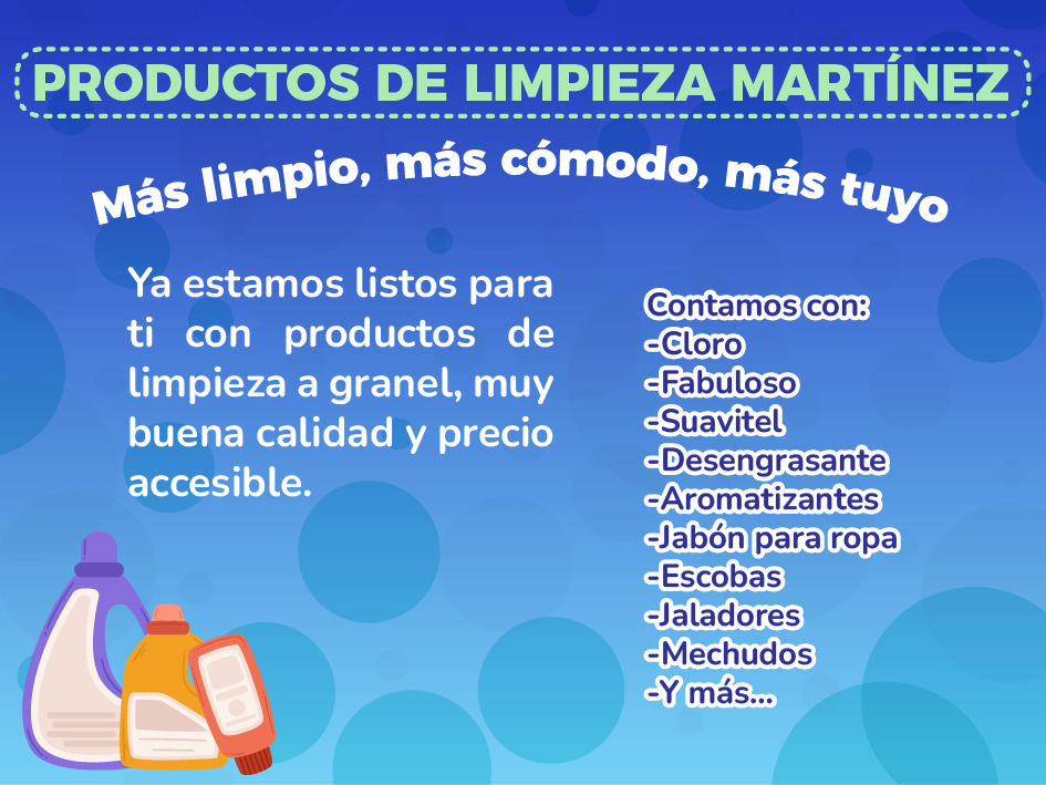 Productos de limpieza