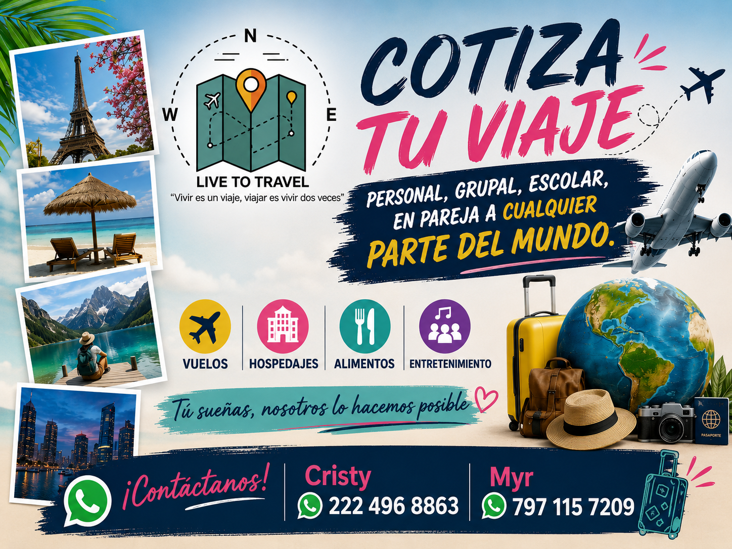 Live to travel Agencia de viajes
