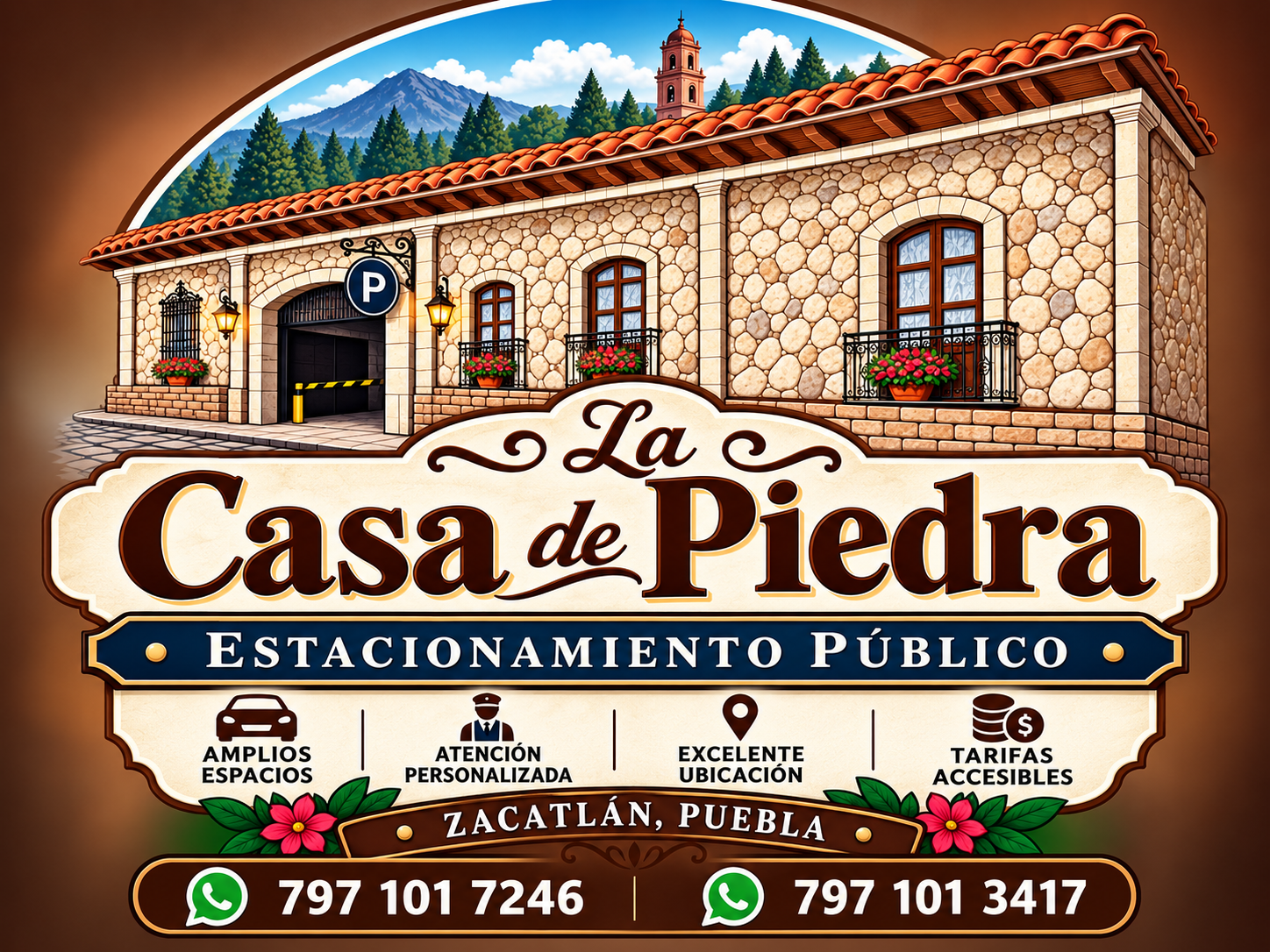 Estacionamiento La casa de piedra