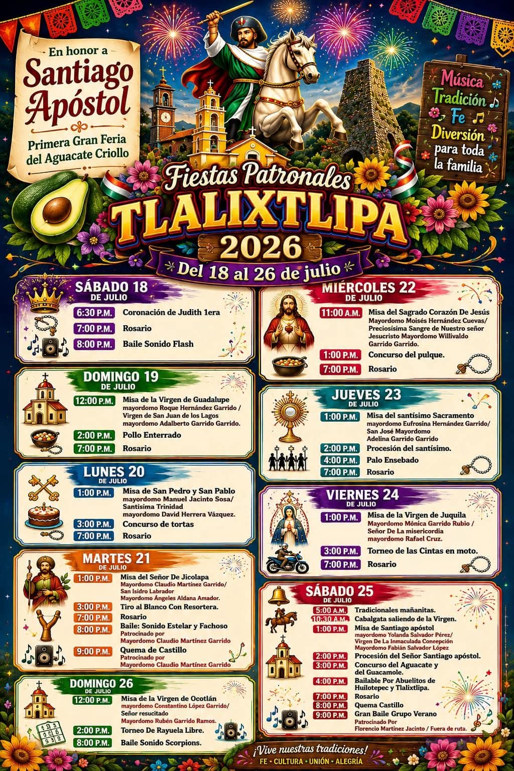 Fiestas Patronales Tlalixtlipa